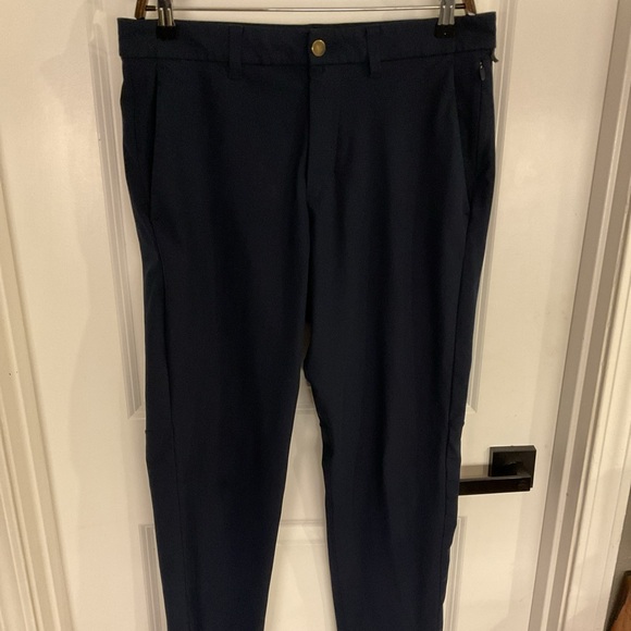 lululemon athletica Other - Lululemon - Commission Classic Fit Flat Front Pants - Navy Blue - Men’s 32x32